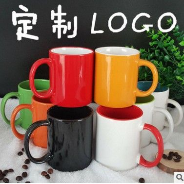 陶瓷杯 可加印logo 日用百货咖啡杯 工厂促销礼品 陶瓷杯